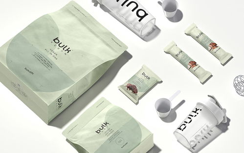 平面與工業設計的融合 構建Bulk健身食品品牌形象