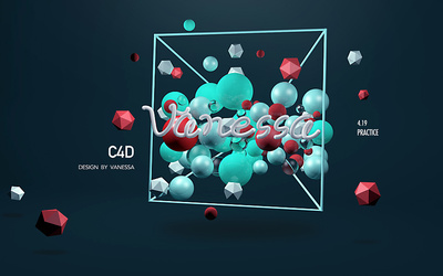 C4D練習作品《Thundergirl》——原創工業設計風格海報創作全記錄